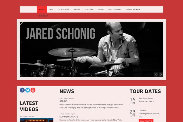 Soundboard theme site design template sample