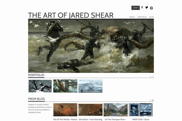 Albedo theme site design template sample