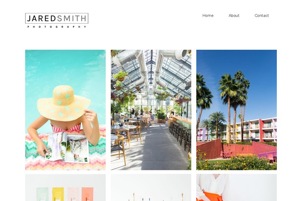jaredsmithphotography.com site used Asona