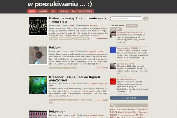 Atom theme site design template sample