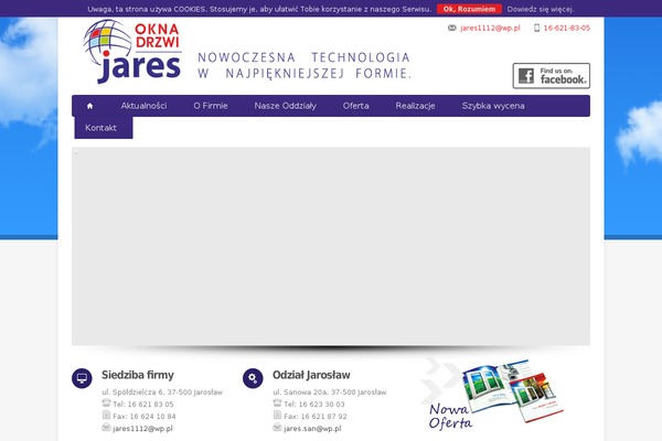 Spacious theme site design template sample