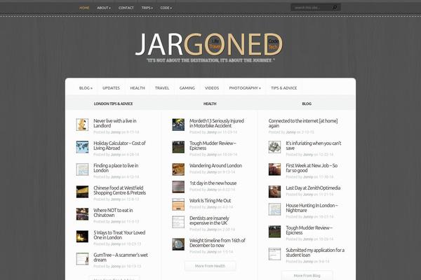 Aggregate theme site design template sample