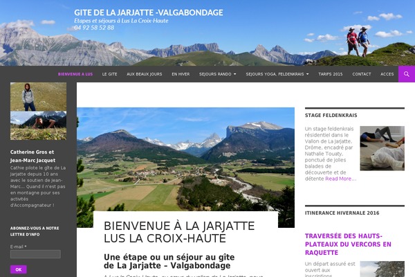 Site using Feature A Page Widget plugin