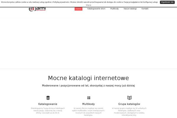 Zinc theme site design template sample