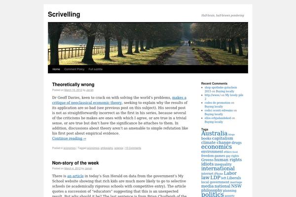 jarrahjob.net site used Twenty Ten