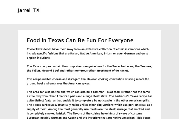 jarrelltexas.us site used Bold Headline