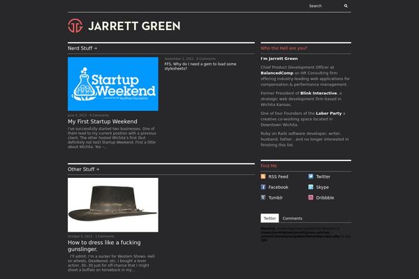 Unspoken theme site design template sample