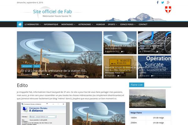 ColorMag theme site design template sample