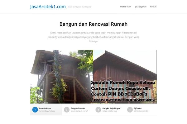 Estudio theme site design template sample