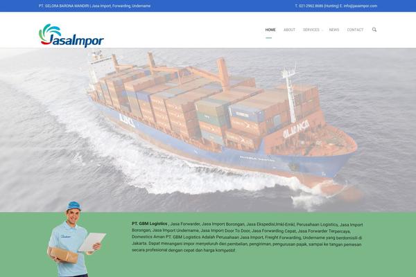 Salbii theme site design template sample