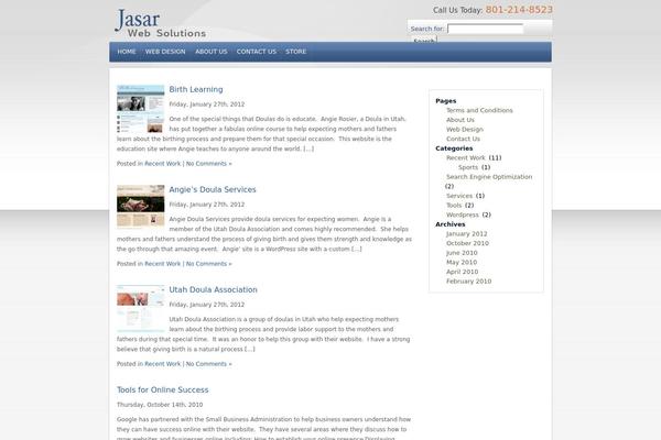 Site using Featured Content Gallery plugin