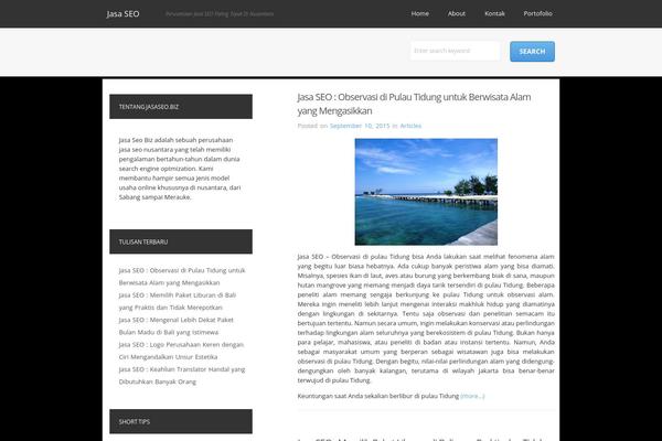 Simple Classic theme site design template sample