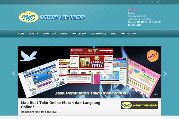 Glide theme site design template sample