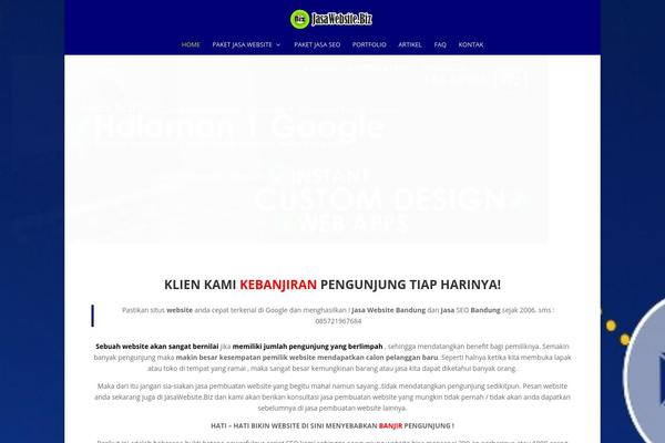 GeneratePress theme site design template sample