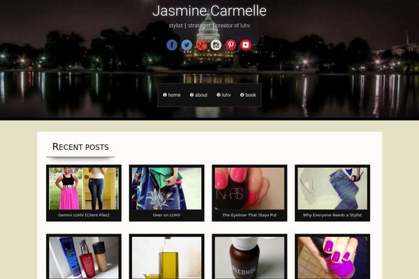 jasminecarmelle.com site used Sixteen Plus
