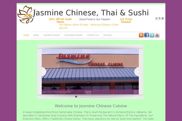 jasminechinesecuisine.com site used Jasmine