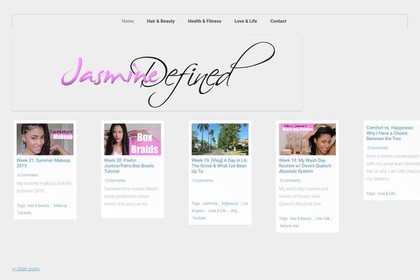 pinpress theme site design template sample