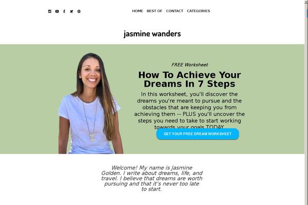 John Doe's Blog theme site design template sample