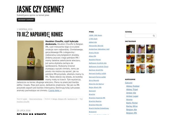 White Gold theme site design template sample