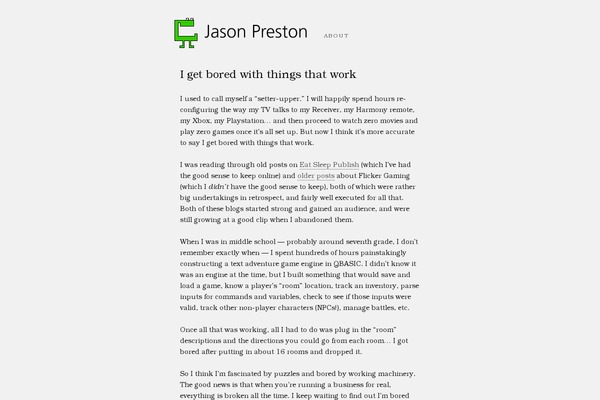 Thesis 1.8.5 theme site design template sample