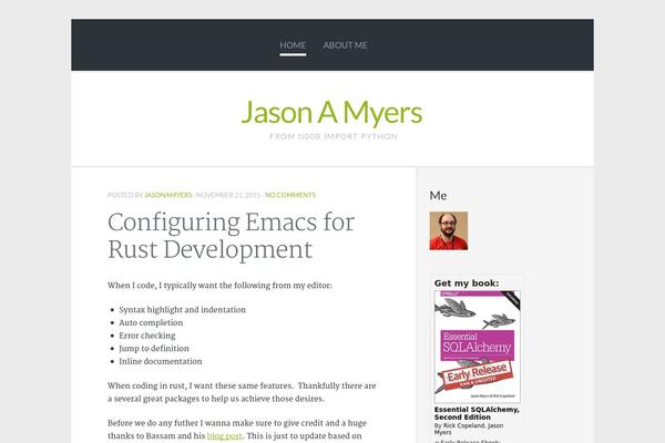 jasonamyers.com site used Cohen