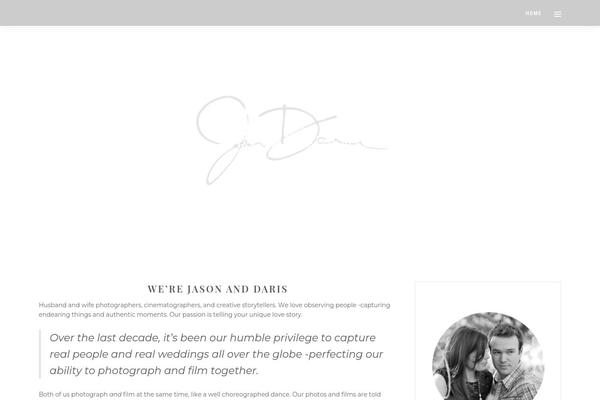Grandphotography theme site design template sample