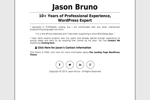 jasonbruno.net site used Tlp