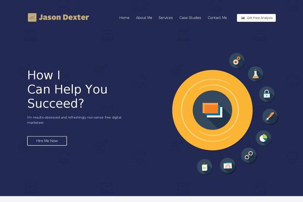 UpFront theme site design template sample