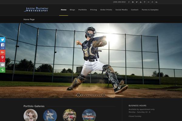 Site using Alpine PhotoTile for Flickr plugin