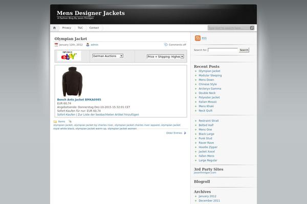 iNove theme site design template sample