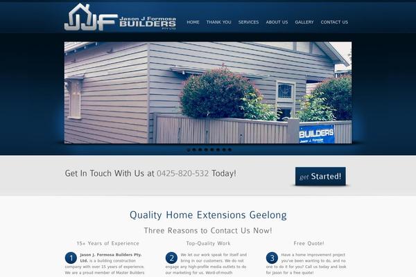 inFocus theme site design template sample