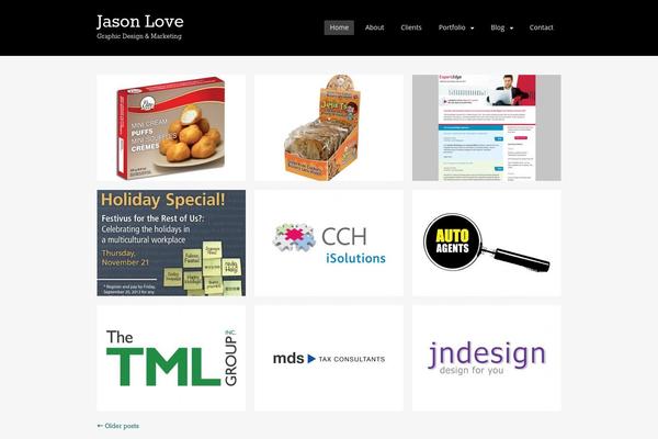 jasonlove.ca site used Portfolio Press