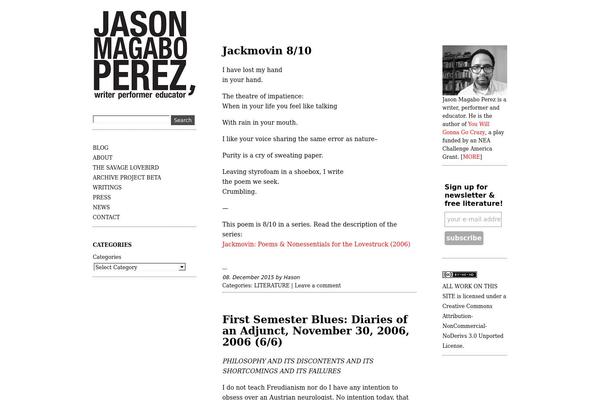Ari theme site design template sample
