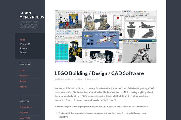 Wilson theme site design template sample