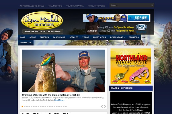 jasonmitchelloutdoors.com site used Emboss