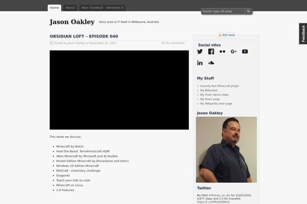 zBench theme site design template sample