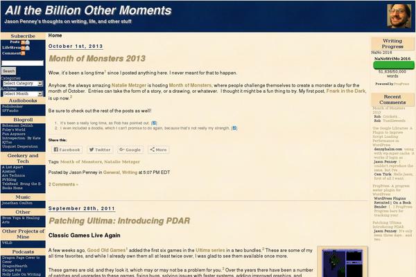 Site using Organize Series plugin
