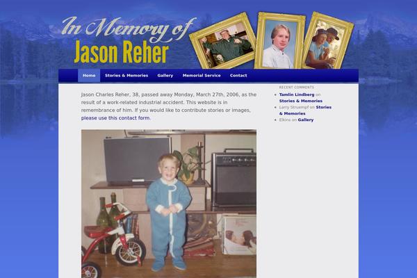 Memory theme site design template sample