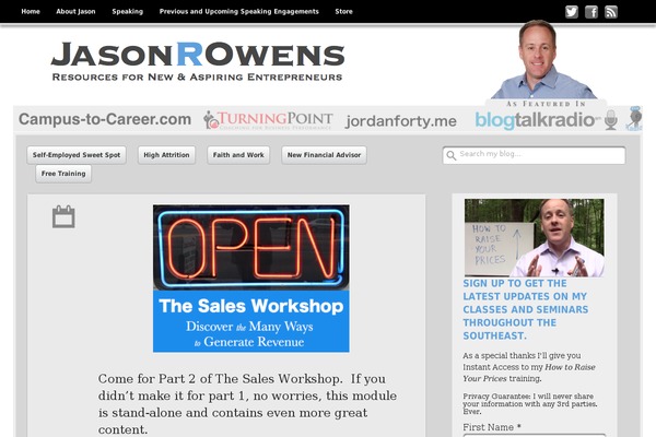 jasonrowens.com site used Get Noticed