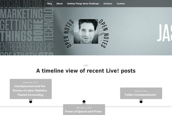The One Pager theme site design template sample