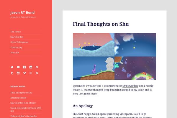 Twenty Fifteen theme site design template sample