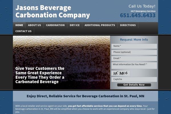 Infinite theme site design template sample