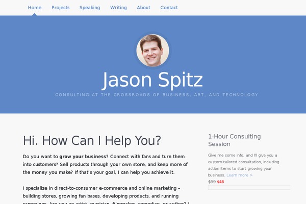 Highwind theme site design template sample