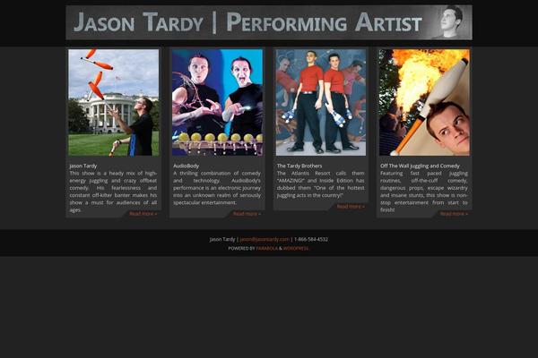 Parabola theme site design template sample