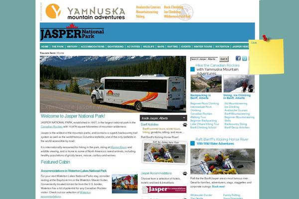 canadianrockies.org theme websites examples