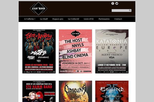 SimpleGrid theme site design template sample