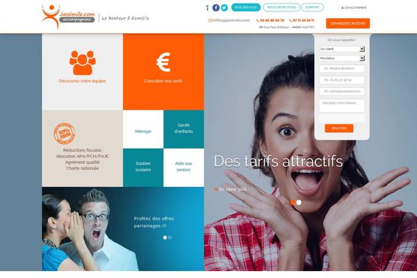 Twenty Fifteen theme site design template sample