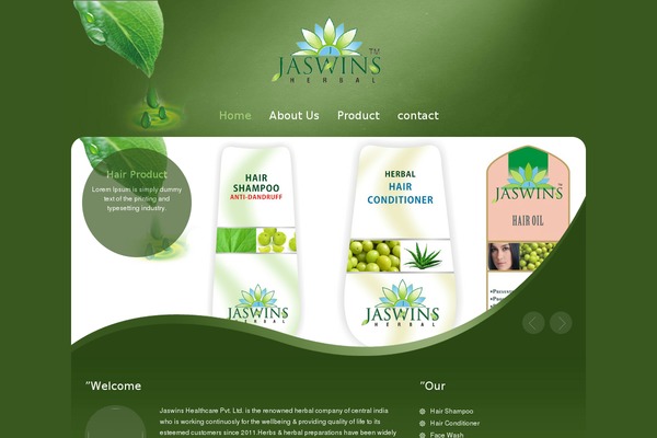 Beauty-center theme site design template sample