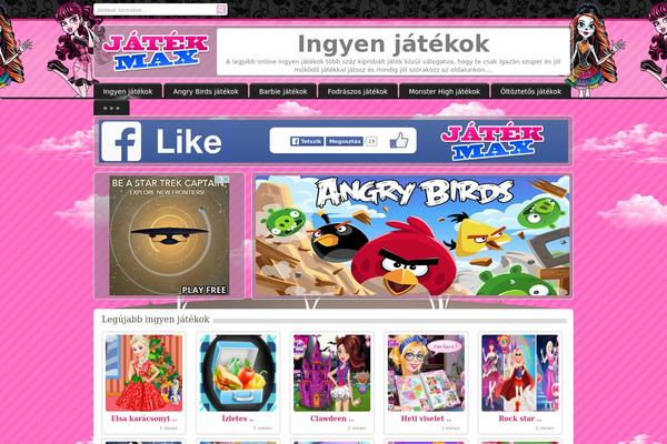 BrayGames theme site design template sample