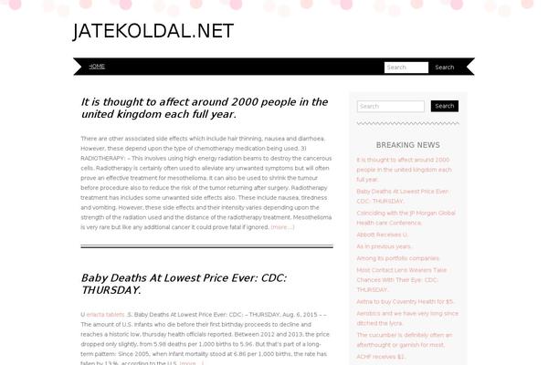 Adelle theme site design template sample